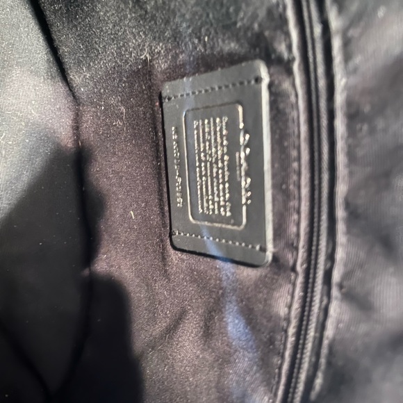 Coach Diamond Pattern Satchel - Picture 7 of 11